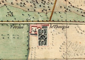 Cascina Tempia. Catasto Napoleonico, 1805. © Archivio di Stato di Torino