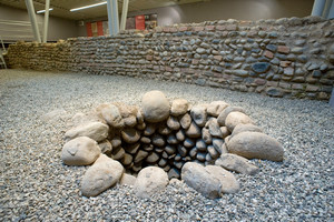 Il pozzo che si trova nell’area aperta dell’edificio antico, © Soprintendenza per i Beni Archeologici del Piemonte e del Museo Antichità Egizie.