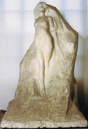Primo modello de la Bellezza, particolare del Monumento a Giovanni Segantini. © Comune di Casale Monferrato, 2001.