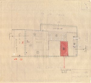 Bombardamenti aerei. Censimento edifici danneggiati o distrutti. ASCT Fondo danni di guerra inv. 662 cart. 14 fasc. 47. © Archivio Storico della Città di Torino