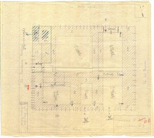 Bombardamenti aerei. Censimento edifici danneggiati o distrutti. ASCT Fondo danni di guerra inv. 102 cart. 2 fasc. 31. © Archivio Storico della Città di Torino
