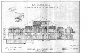 La Tesoriera, Disegno, Archivio Edilizio, 1935 (ASCT, 1935_1_53)