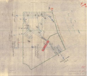 Bombardamenti aerei. Censimento edifici danneggiati o distrutti. ASCT Fondo danni di guerra inv. 565 cart. 11 fasc. 46. © Archivio Storico della Città di Torino