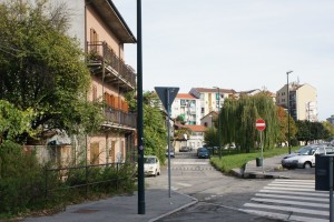 Tessuto ottocentesco di via Aosta e strada delle Maddalene