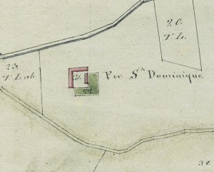 Cascina Bussone. Mappa primitiva Napoleonica, 1805. © Archivio Storico della Città di Torino