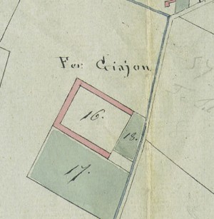 Cascina Giajone. Mappa primitiva Napoleonica, 1805. © Archivio Storico della Città di Torino