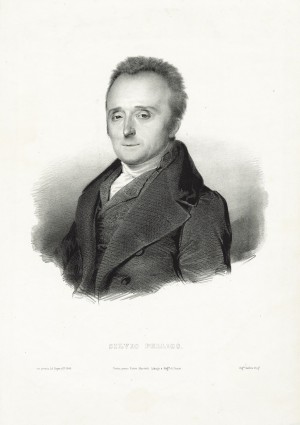 Silvio Pellico. Litografia Gallina, 1845. © Archivio Storico della Città di Torino