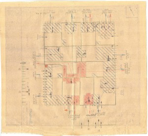 Bombardamenti aerei. Censimento edifici danneggiati o distrutti. ASCT Fondo danni di guerra inv. 1173 cart. 24 fasc. 27. © Archivio Storico della Città di Torino