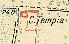 Cascina Tempia. Istituto Geografico Militare, Pianta di Torino e dintorni, 1911, © Archivio Storico della Città di Torino