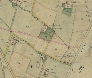 Cascina Rivagagliarda. Catasto Gatti, 1820-1830. © Archivio Storico della Città di Torino