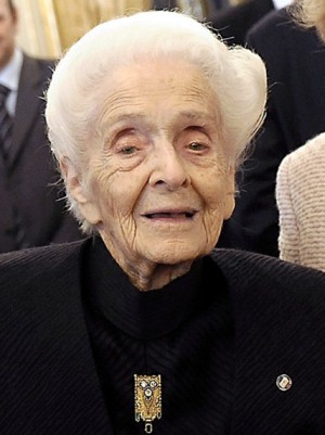 Rita Levi Montalcini (Torino, 22 aprile 1909 - Villa Torlonia, 30 dicembre 2012)