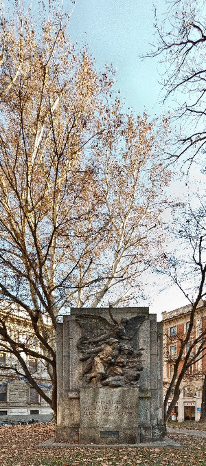 Giorgio Ceragioli, Monumento al centenario dei Bersaglieri. Fotografia di Mattia Boero, 2010. © MuseoTorino