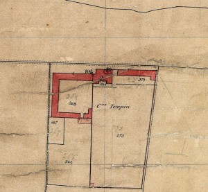 Cascina Tempia. Catasto Rabbini, 1866. © Archivio di Stato di Torino