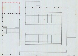 Planimetria - progetto edilizio châlet Salino/Vandone (ASCT, PE I cat. 1903/281)
