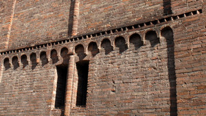 Il campanile di Sant’Andrea (particolare, 2). Fotografia di Plinio Martelli, 2010. © MuseoTorino.