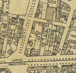 Cascina Crema, già Cavour. Pianta di Torino, 1935. © Archivio Storico della Città di Torino