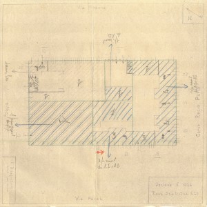 Bombardamenti aerei. Censimento edifici danneggiati o distrutti. ASCT Fondo danni di guerra inv. 1026 cart. 21 fasc. 27. © Archivio Storico della Città di Torino