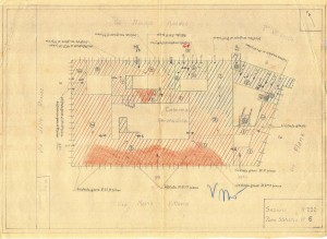 
Bombardamenti aerei. Censimento edifici danneggiati o distrutti. ASCT Fondo danni di guerra inv. 232 cart. 4 fasc. 22. © Archivio Storico della Città di Torino