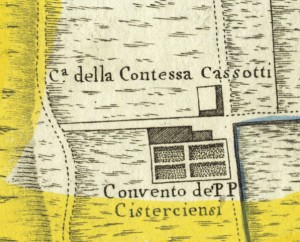 Cascina Cassotti Balbo, La Balbo. Amedeo Grossi, Carta Corografica dimostrativa del territorio della Città di Torino, 1791, © Archivio Storico della Città di Torino.