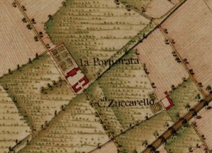 Cascina Porporata. Carta Topografica della Caccia, 1760-1766 circa, © Archivio di Stato di Torino