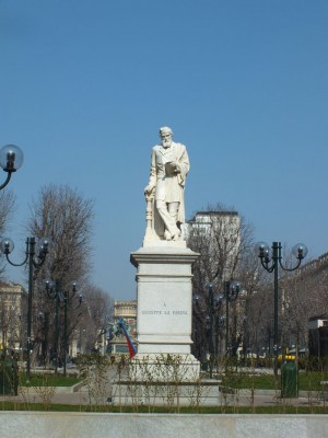 Michele Auteri-Pomar, Monumento a Giuseppe La Farina. Fotografia di Paola Boccalatte, 2014. © MuseoTorino