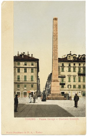 Obelisco alle leggi Siccardi, 1853. © Archivio Storico della Città di Torino