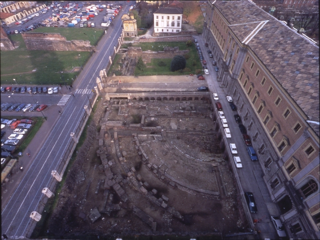Royal Palace of Turin and the Roman Theater of the ancient Augusta Taurinorum
