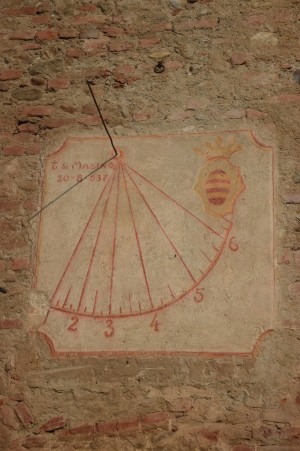 Orologio solare, Castello-Cascina della Saffarona