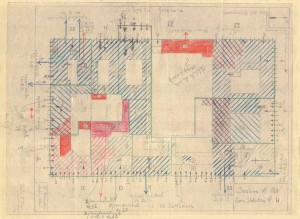 Bombardamenti aerei. Censimento edifici danneggiati o distrutti. ASCT Fondo danni di guerra inv. 128 cart. 3 fasc. 17. © Archivio Storico della Città di Torino