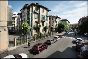 Veduta del 14° quartiere IACP su corso Racconigi. Fotografia di Michele D'Ottavio, 2011. © MuseoTorino 