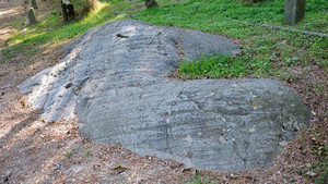 Le rocce montonate con coppelle presso il Castello di Avigliana