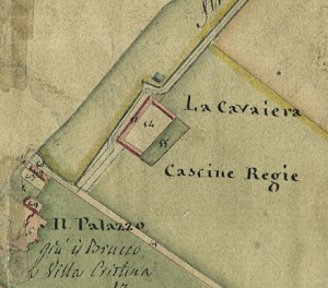  Cascina Cavaliera. Catasto Gatti, 1820-1830. © Archivio Storico della Città di Torino 