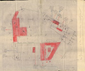 Bombardamenti aerei. Censimento edifici danneggiati o distrutti. ASCT Fondo danni di guerra inv. 1089 cart. 22 fasc. 44. © Archivio Storico della Città di Torino 