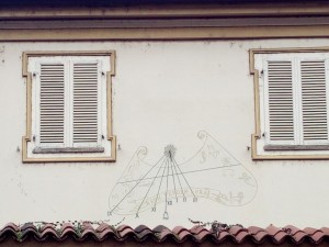 Orologio solare, Villa Sartirana, detta La Tesoriera