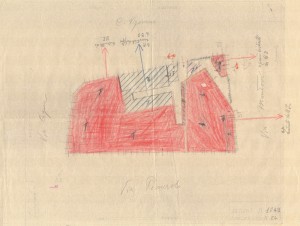 Bombardamenti aerei. Censimento edifici danneggiati o distrutti. ASCT Fondo danni di guerra inv. 1049 cart. 22 fasc. 4. © Archivio Storico della Città di Torino