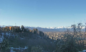 La superficie terrazzata di Villa Gualino, Collina di Torino