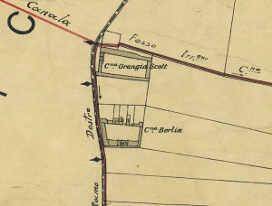 Cascina Berlia. Pianta di Torino, 1935. © Archivio Storico della Città di Torino