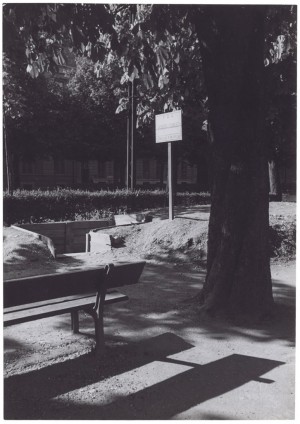 s.l., esterno di un Ricovero Pubblico di Protezione Antiaerea “Trincea per n. 24 persone”. UPA 9F01-43. © Archivio Storico della Città di Torino