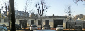 Case Michelin, garage, vista da corso Umbria. Fotografia di Antonio Stizzoli, 2010