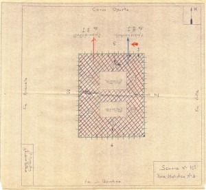 Bombardamenti aerei. Censimento edifici danneggiati o distrutti. ASCT Fondo danni di guerra inv. 137 cart. 3 fasc. 26. © Archivio Storico della Città di Torino
