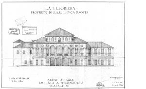 La Tesoriera, Disegno, Archivio Edilizio, 1935 (ASCT, 1935_1_53)