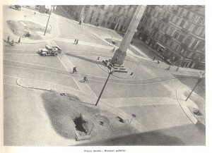 Piazza Savoia, ricoveri pubblici. ASCT, Miscellanea Sicurezza Pubblica 481. Da La protezione antiaerea della città e della provincia, dalla Rassegna Municipale “Torino”, nn. 10-12, ottobre-dicembre 1940. © Archivio Storico della Città