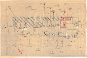 Bombardamenti aerei. Censimento edifici danneggiati o distrutti. ASCT Fondo danni di guerra inv. 1301 cart. 26 fasc. 57. © Archivio Storico della Città di Torino