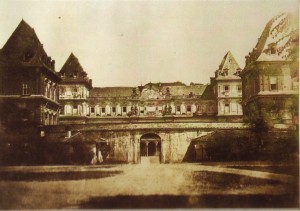 Castello del Valentino, fotografia di Venanzio Sella, 1852.