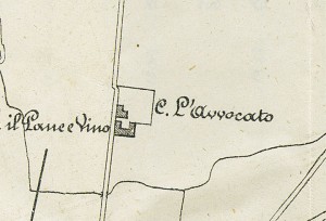 Cascina Leonarda. Piano scalo ferroviario verso Novara, 1850 circa. © Archivio Storico della Città di Torino