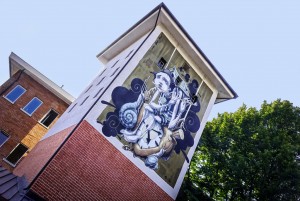 Dom, murale senza titolo, 2010, sede Circoscrizione 4