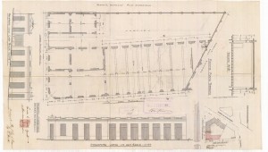 Cinema Arco, progetto di edificazione della sala cinematografica. Archivio Edilizio della Città di Torino, Progetti edilizi,1912, n. 992