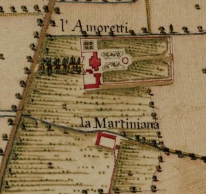 Cascina Martiniana. Carta Topografica della Caccia, 1760-1766 circa, © Archivio di Stato di Torino