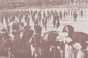 Il Concorso ginnastico nazionale del 1898 ai giardini della Cittadella.