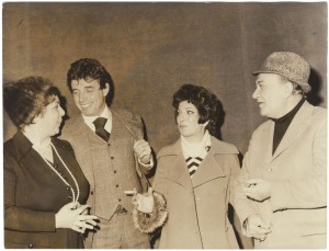 Gli attori nell'aprile 1974